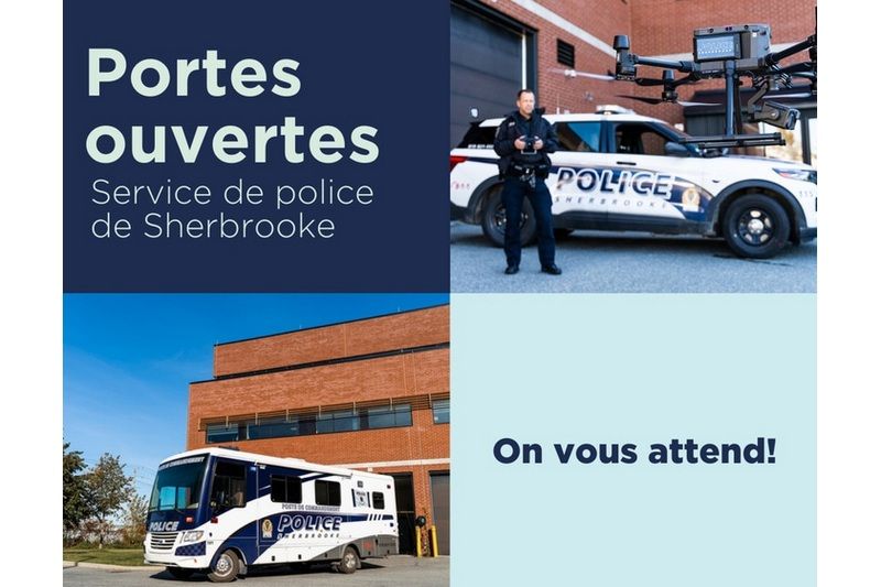 Bonjour la police : portes ouvertes ce weekend au Service de police de Sherbrooke